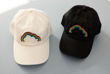 Load image into Gallery viewer, Rainbow Hat - Black
